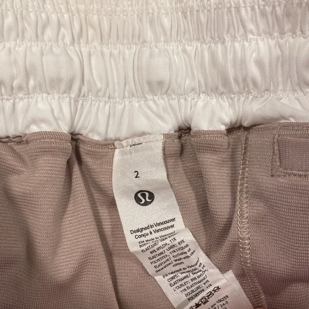 Lululemon Soft Pink Activewear Shorts - Picture 3 of 5